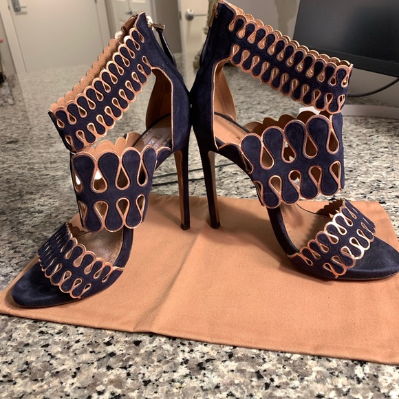 ALAÏA Suede Sandals Size: 8 | IT 38 - Picture 2 of 12